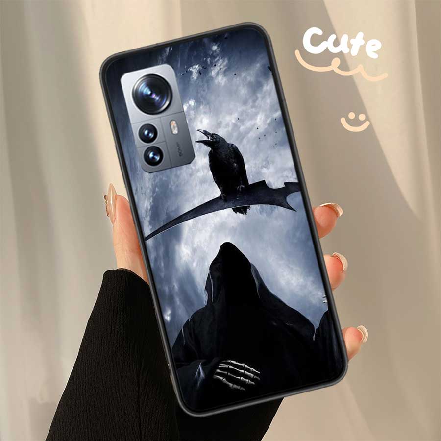 Death Grim Reaper Skull Phone Case For Xiaomi Poco X7 X6 X5 X4 X3 GT NFC M4 M5 Pro 5G M3 Mi F6 F5 F4 F3 F2 F1 Capa Coque TPU Cov