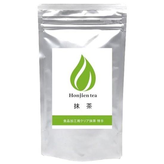 Domestic Clear Matcha Special B 100g Wagashi Confectionery Food Processing Honji-en Additive-free Colorant-free