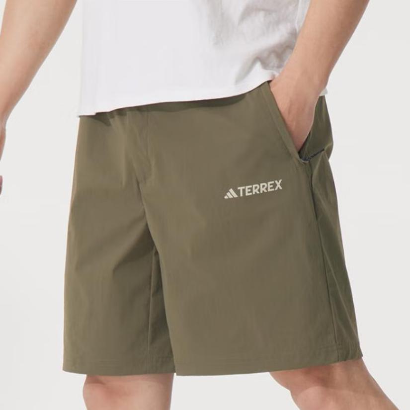 adidas Terrex Fashion Comfortable Breathable Training Shorts Men Shorts Green JI5924