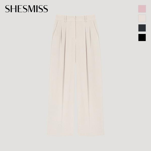 Ea S miSS Pantaloni largi drepți cu pense SwwSlo22040