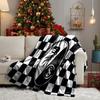Club Crest Design Throws Blanket Flannel Blankets Plush for Couch Bed Gifts for Men Women Travel picnic blanket Christmas fan gifts