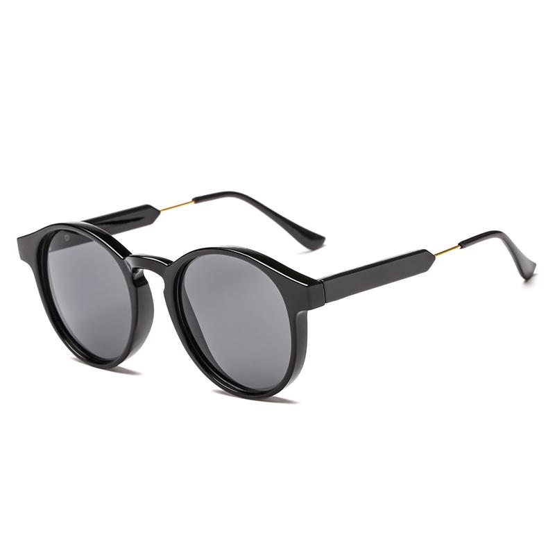 

New Trendy Retro Sunglasses Texture Round Frame Sunglasses Fashion Sunglasses