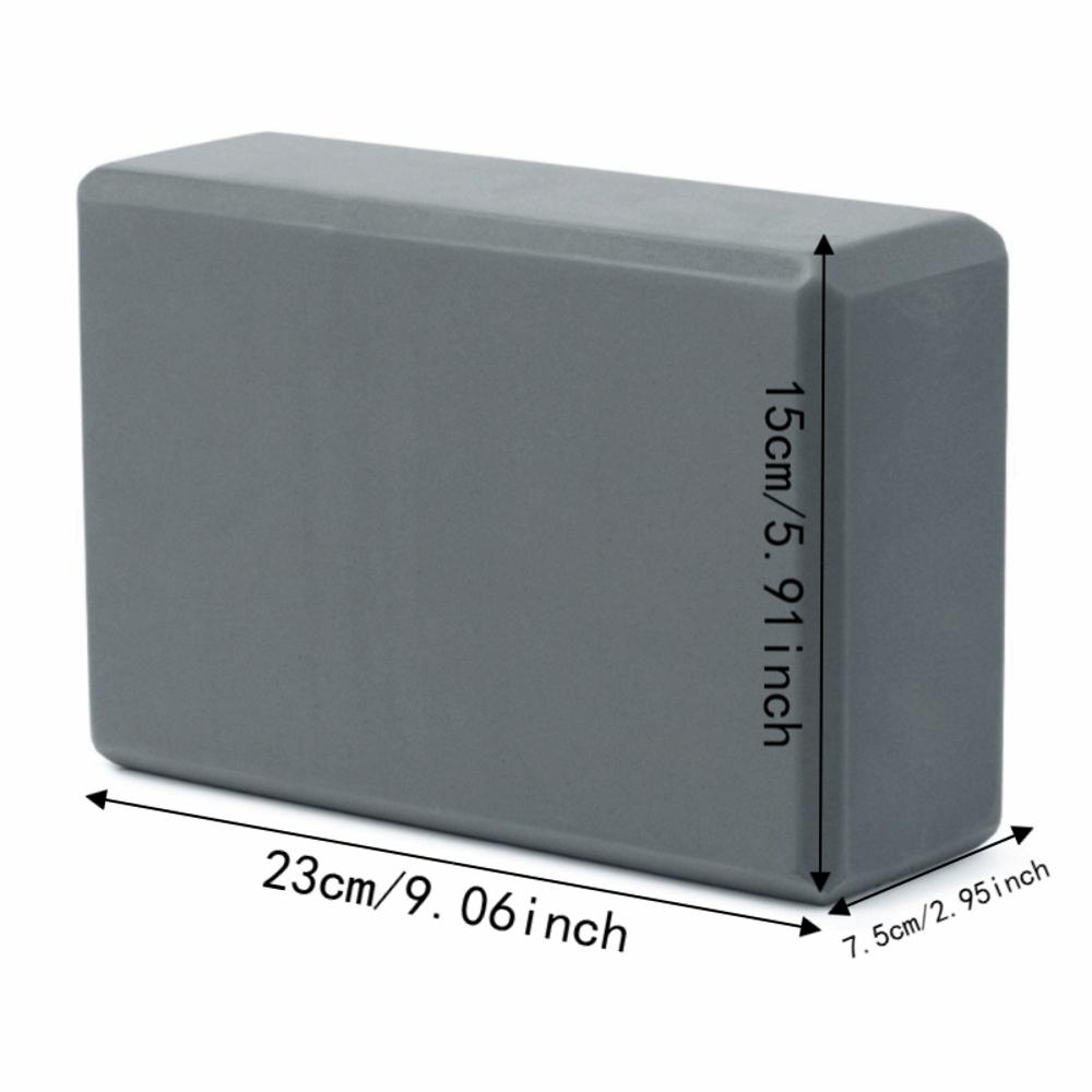 Non-slip Yoga Block High Density Foam Brick Body Shaping Yoga Brick  Stretching
