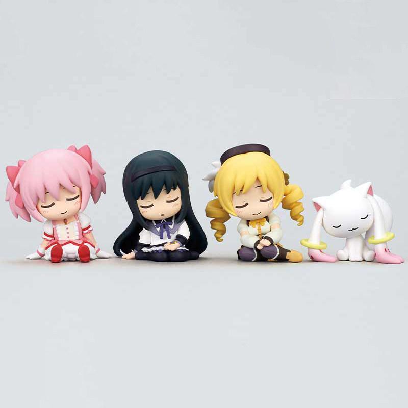 New In-Stock Anime Girl Figurine With Small Round Shoulder Shoulder-To-Shoulder Blind Box Cute Desktop Decoration Surprise Gift