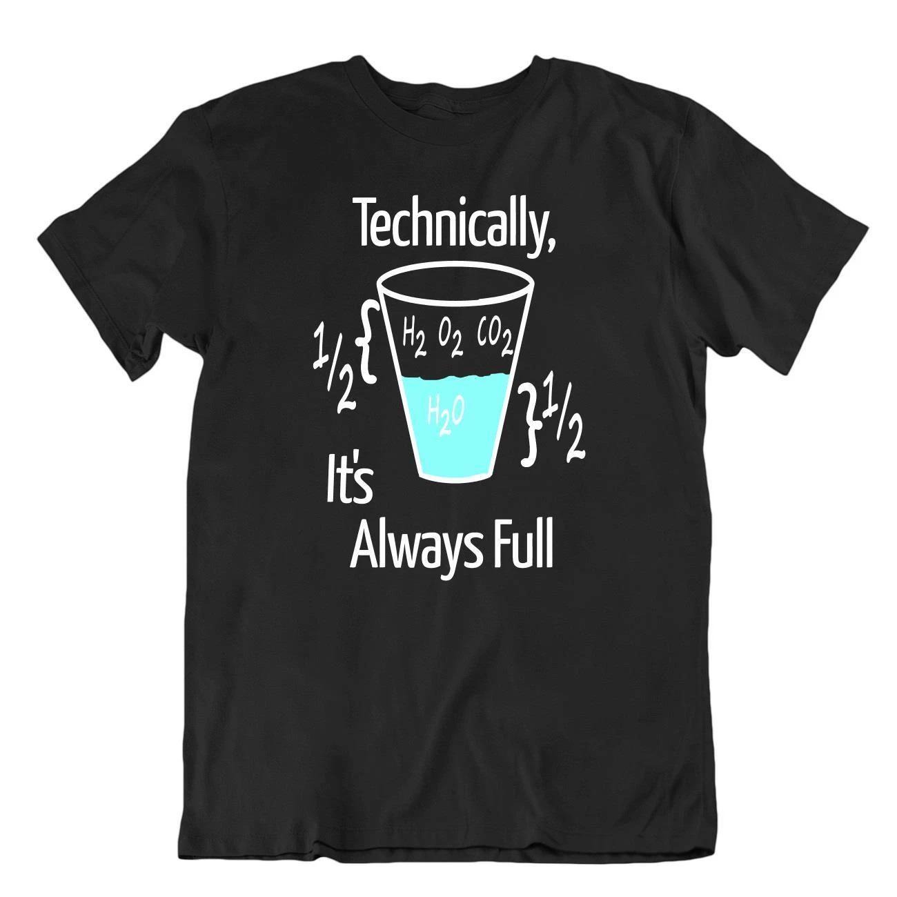 Unisex Cool Gift T-Shirt Teacher Joke Tee Optimist Humor Shirt Casual Geek XL