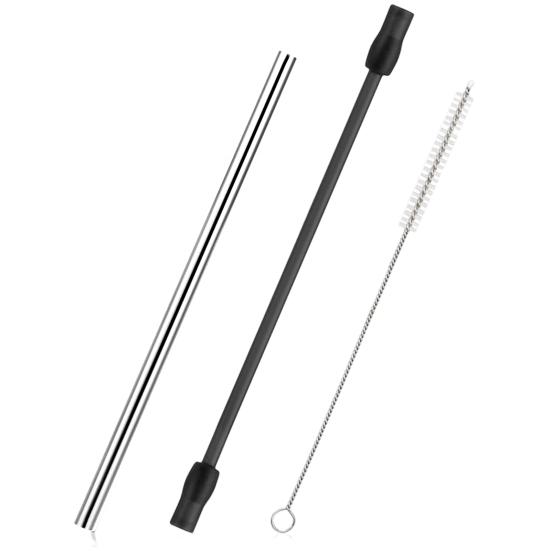 

1 Набор Кофемашина Нержавеющая сталь Молочная трубка и Щетка для чистки Набор аксессуаров для Bosch VeroAroma и для Siemens серии EQ.6 темно-серого