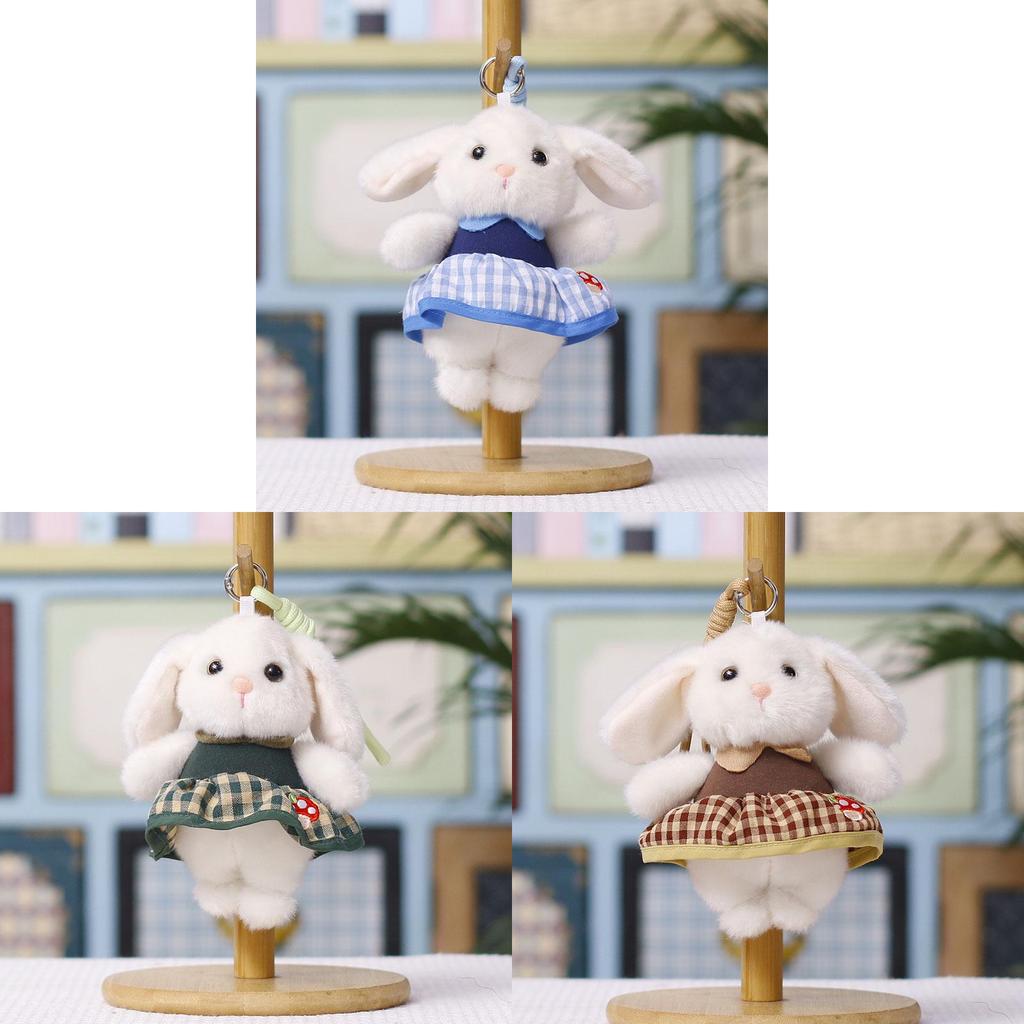 Plush Bunny Keychain With Cartoon Style For Girls And Boys Gift
