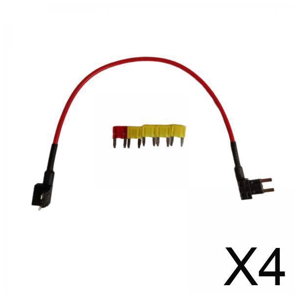 Fuel Pump Relay Bypass Cable with Fuse Holder Electrical Replacement for Car Truck Computer Chip Cruise Control