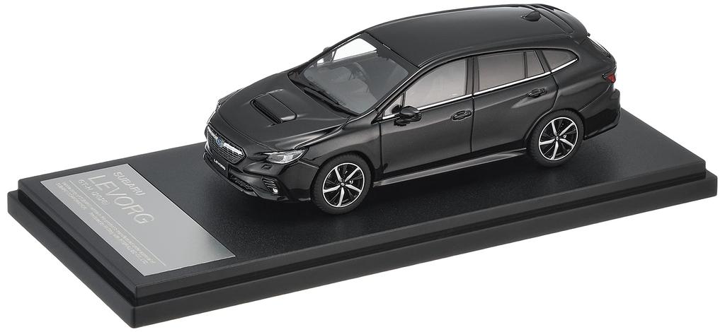 Hi Story Subaru LEVORG Crystal Black Silica Finished Product HS330BK 1/43 GT-H (2020)