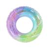 Starry Sky Sequin Mermaid Swim Ring: Thickened Inflatable Children's Float