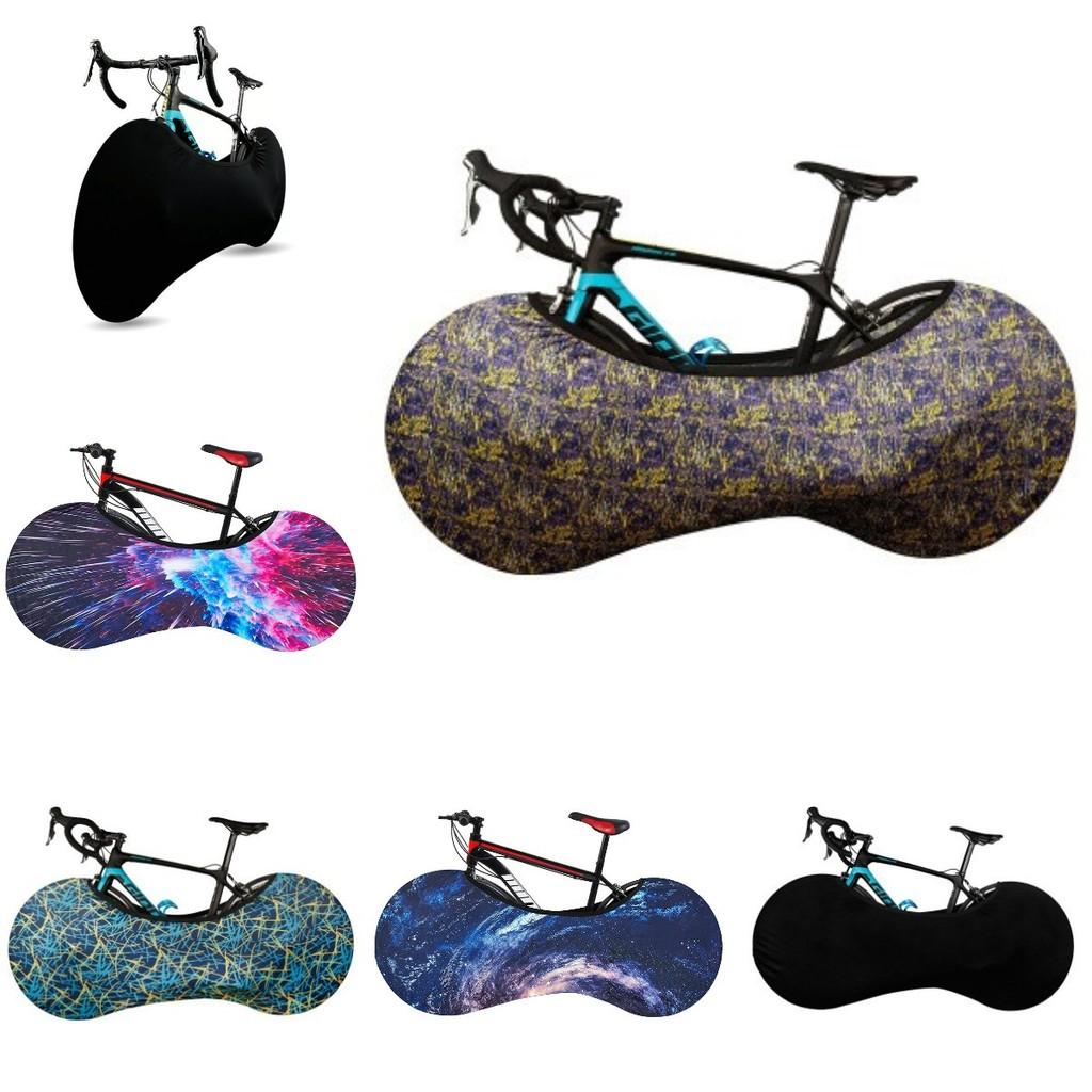 Bike Elastic Anti Dust Cover Indoor Bicycle Storage Bag Garage Wheel Chain Cover