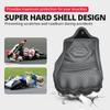 Summer Vintage Leather Motorcycle Gloves Men Black Wear-resistant Guantes Touchscreen Anti-slip Retro Motobiker Riding Gloves