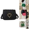Chic Medium-sized Shoulder Bag For Women In Elegant Black White Pink Green