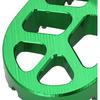 Dirt Bike Fußrasten mit Federn, CNC T6 Aluminium Dirtbike Fußrasten Pedalrasten für KLX300R 97-07 20-24/KLX300 20-23/KLX250 06-20/KLR650 87-07/KLX250S