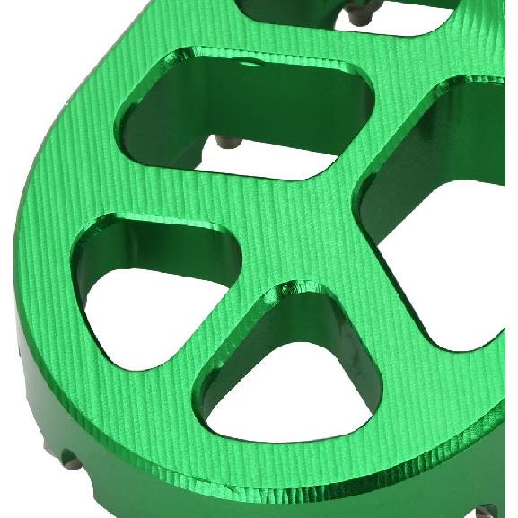 Dirt Bike Fußrasten mit Federn, CNC T6 Aluminium Dirtbike Fußrasten Pedalrasten für KLX300R 97-07 20-24/KLX300 20-23/KLX250 06-20/KLR650 87-07/KLX250S