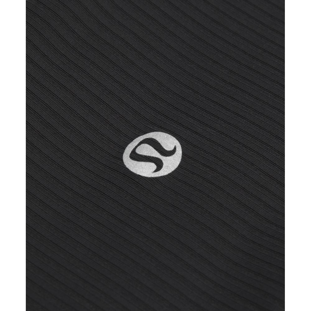 Lululemon Like A ClouD RibbeD Longline brA  Light Support  D DD Cup blAck