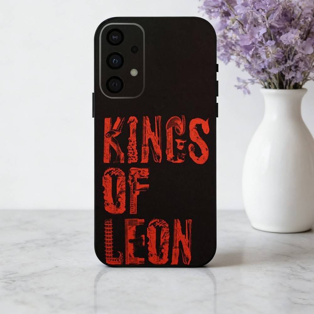 Electrifying K-Kings of Leon Band Phone Case For Samsung Galaxy A73,A72,A71,A70,A53,A52,A51,Soft Silicone Black Cover