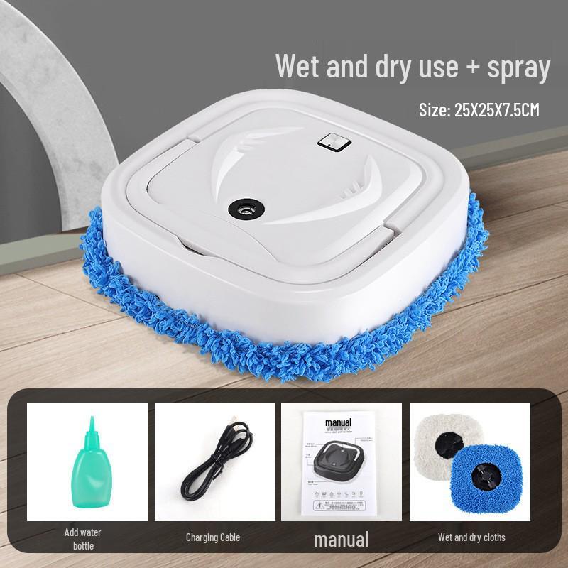 Smart Dual-Use Sweeping and Mopping Robot with Humidifier Function