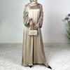Middle East Dubai New Elegant Dress Arabic Loose Robe Fashionable Loose Dress