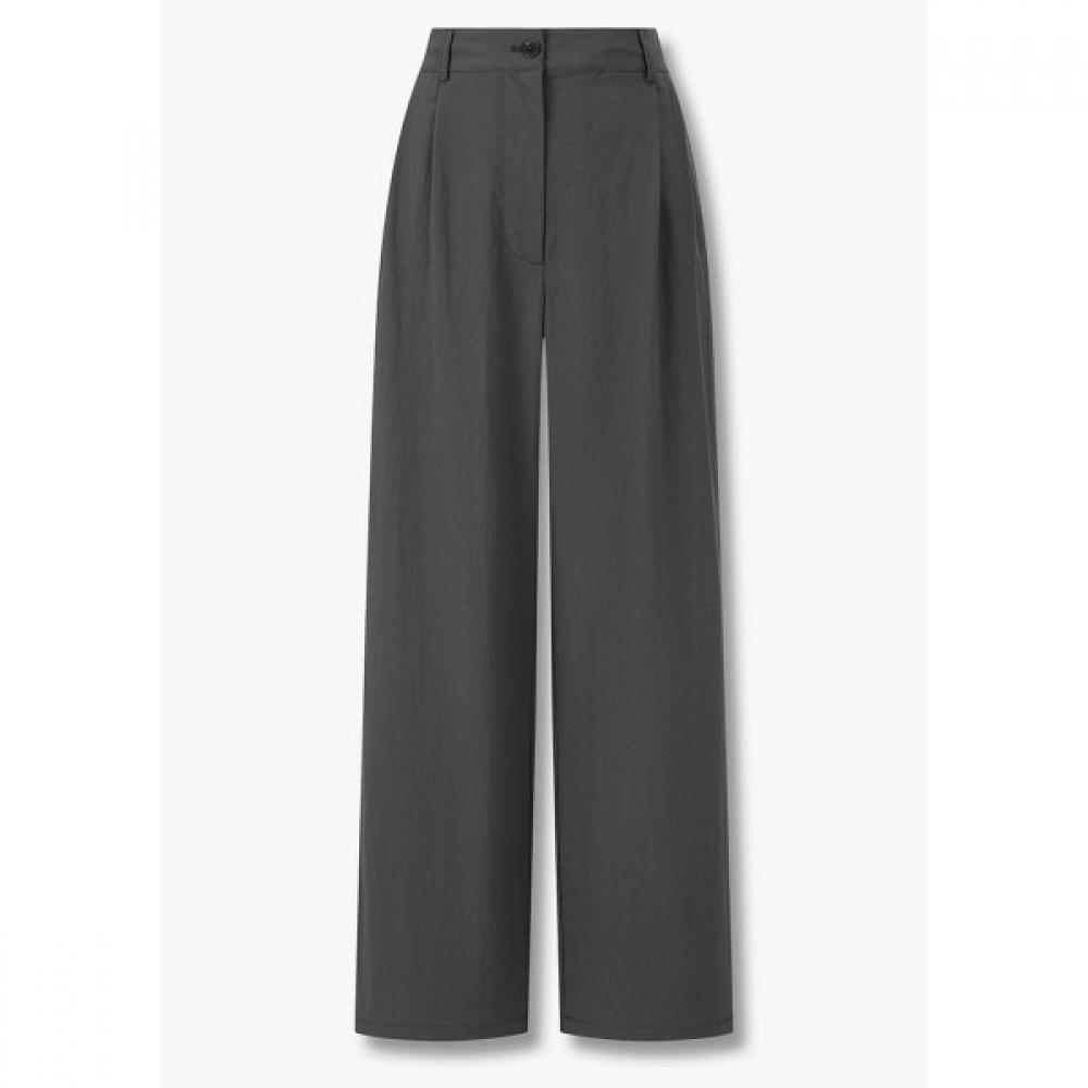 Studio Tomboy Back Banding String Two Tuck Pants 9176231981 charcoal/OS