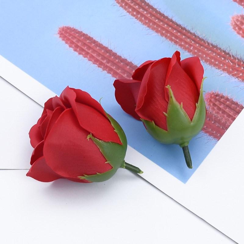 50/100pcs Artificial Rose Soap Eternal Flower Home Decoration Wedding Bridalbouquet Diy Gift Box Scrapbook Outdoor Garden Bonsai
