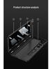 Samsung Z Fold 6 Slim Anti-Peep Magnetic Hinge Case with Full Coverage Screen Protection
