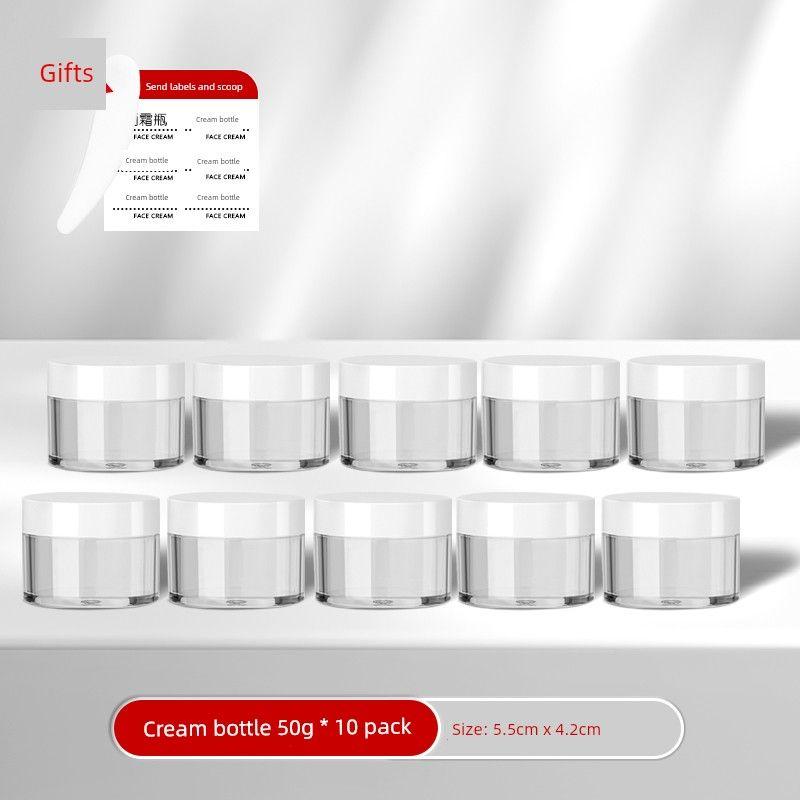 Drop-Resistant Facial Cream Travel Bottle High-End Cosmetics Sample Empty Bottle Travel Sub-Bottle Cream Tall Bottle Portable Eye Cream Box