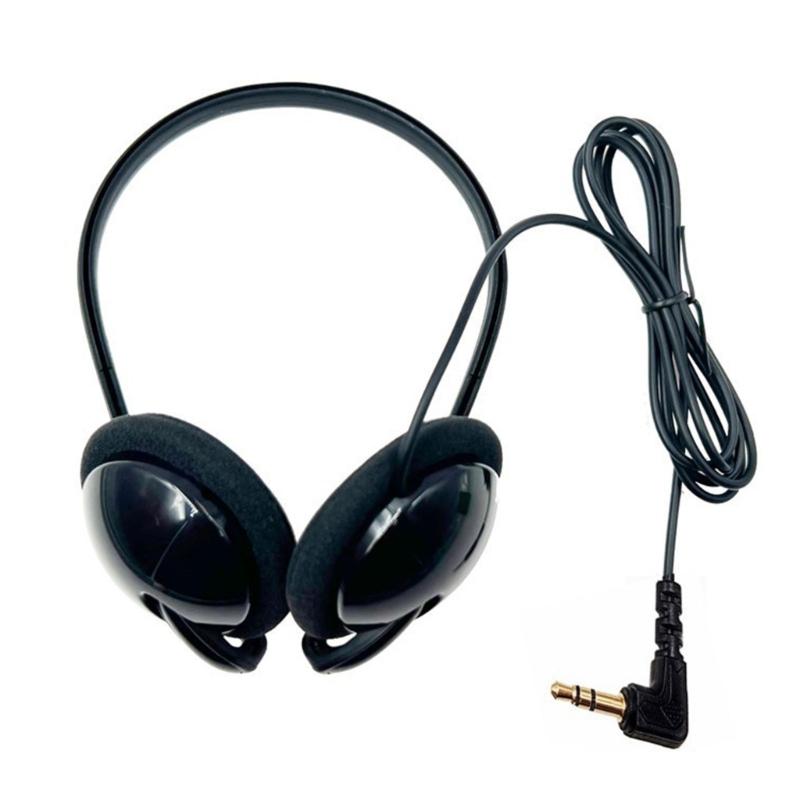 Strong Over Ear Headphones with 3.5mm Interfaces Comfortable Earpads For Computer Mobile Devices 1.5M PVC Cable
