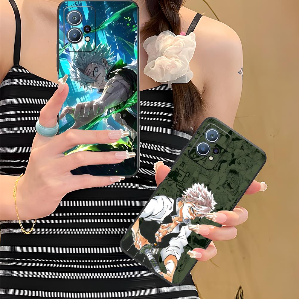 Demon Slayer Sanemi Phone Case for Huawei P60 P50 P40 P30 P20 P10 P9 P8 Pro Lite Plus Colour Printing Protective Pretty Luxury