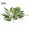 Lifelike Simulated Flowers Artificial Green Leaves DIY Plant for Garden Decor