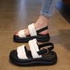 Platform beach shoes women's 2025 new summer wear national style with skirt comfortable and versatile casual sandals