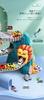 Zmart Toy Car Truck Lion Theme Model Car Miniature Car Track Lion Slope Toy Gravity Driving Battery-Free 3D Track Automatic Driving Educational Toy Fo