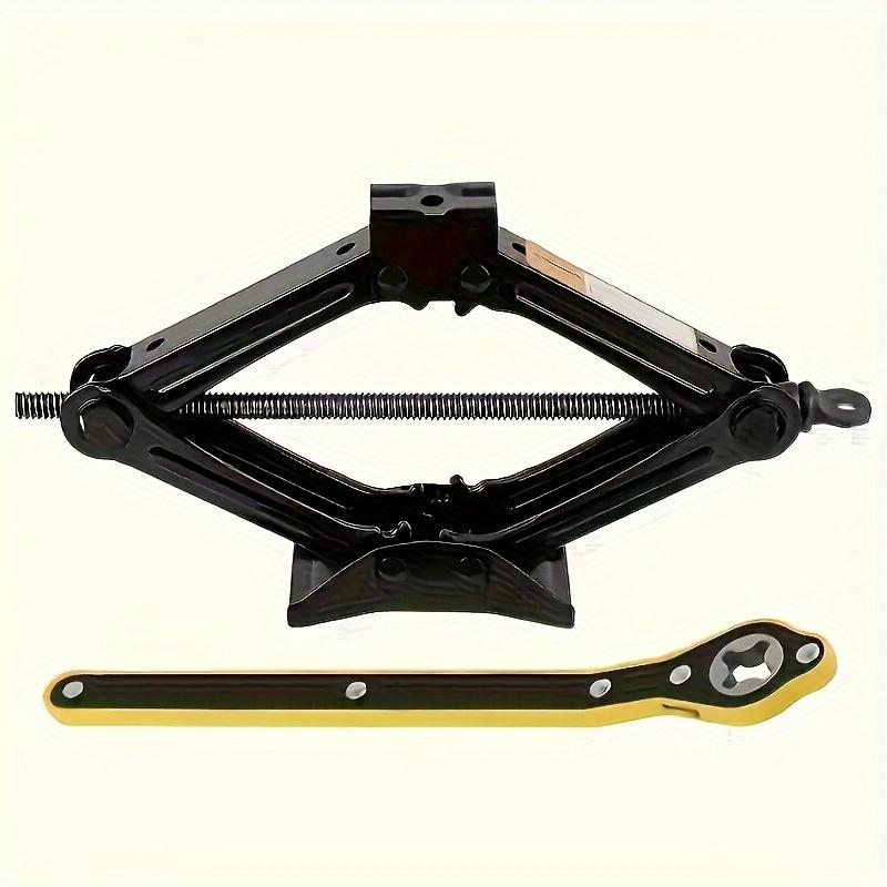 

1 комплект 2-тонный складной автомобильный домкрат с ручным управлением, горизонтальный тип, 2-тонный автомобильный домкрат, инструмент для ремонта автомобильных шин