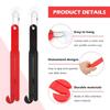 LMETJMA Food Bag Opener Food Bag Pouch Cutter Opener with Stainless Steel Blade Food Bag Cutter Squeezer with Suction Cup Hang