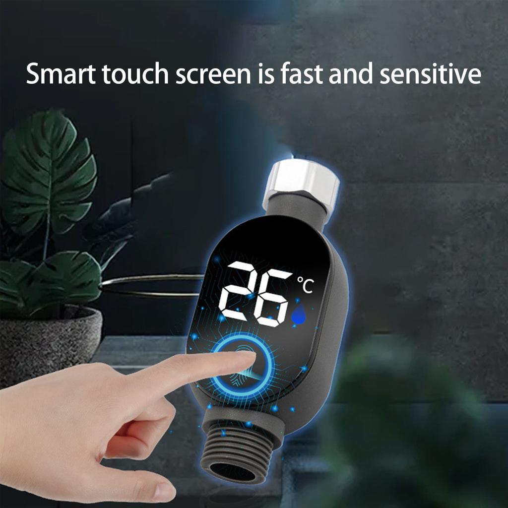 Shower Temperature Meter LED Digital Display Temperature Gauge Household Water Thermometer Waterproof Bath Thermostat