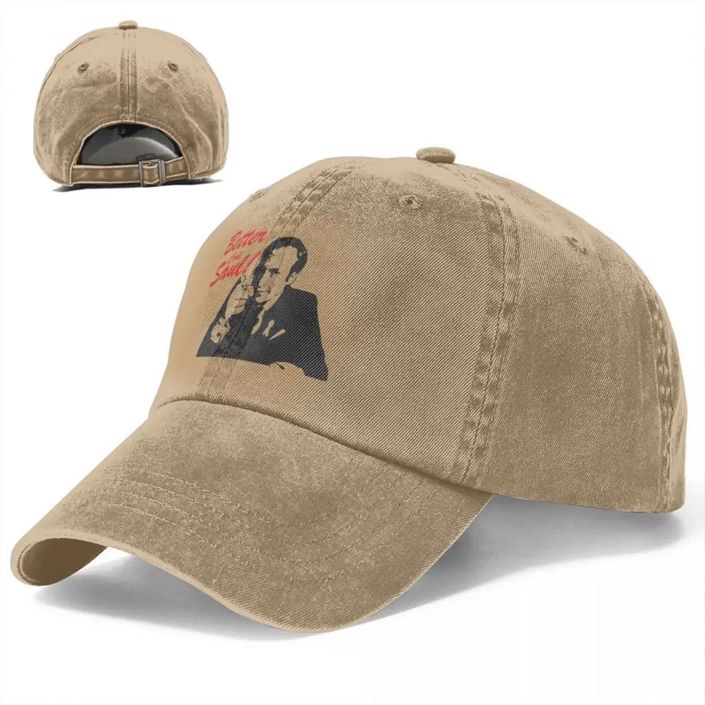 Better Call Saul Goodman Rolig Advokat Basebollkeps Saker Vintage Sliten Tvättad Huvudbonad Herr Dam Utomhus