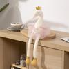 Süße Krone Dreifarbig Schwan Flamingo Puppe Stoffpuppe Plüschtier Niedliche Krone Schwan Puppe