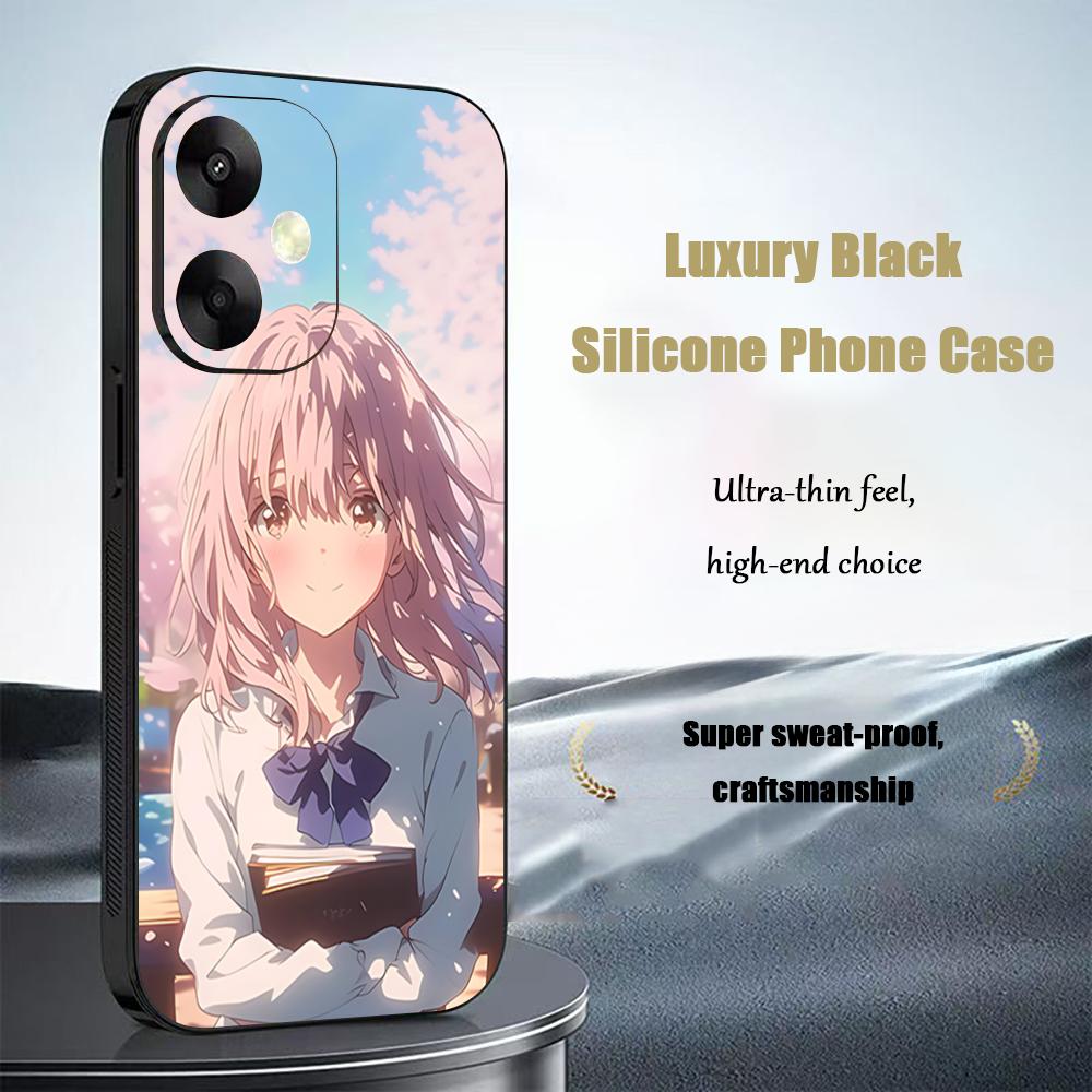 Popular Anime A Silent Voice Phone Case For Xiaomi Redmi 14C 13C 12C Note14 13 12 11 10 Pro Plus S Soft Black Phone Cover