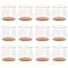 20pcs Non-slip Clear Chair Leg Covers With Felt Large Round Chair Floor Protectors Chair Leg Floor Protectors Table Mats Chair