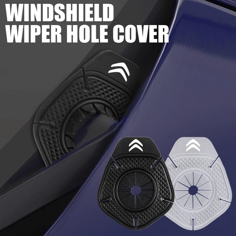 1/2PCS Car Windshield Wiper Hole Protective Cover Wiper Dustproof For Citroen C1 DS3 C2 C3 Vts C4 Saxo C4L C5 C6 C8 Xsara C3-XR ajp256
