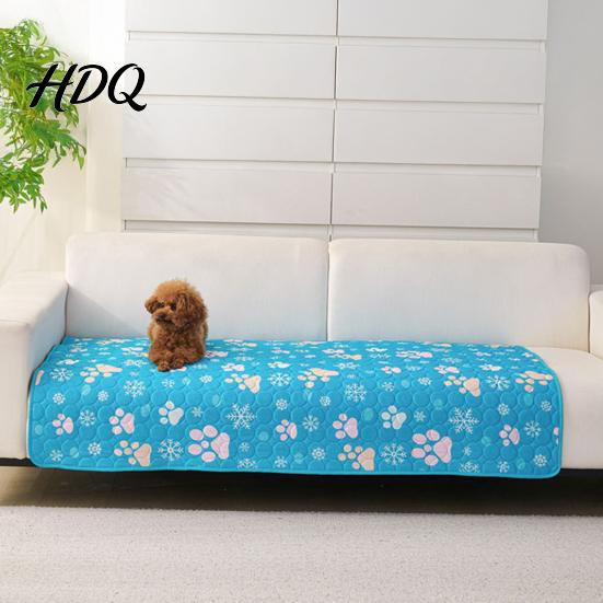 Portable Pet Cooling Pad Dog Mat Washable Summer Mat Bed for Dogs And Cats Indoor Outdoor Use Multi-functional