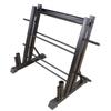 Home Triple-Layer Dumbbell Storage Rack - Multi-functional Vertical Gym Organizer
