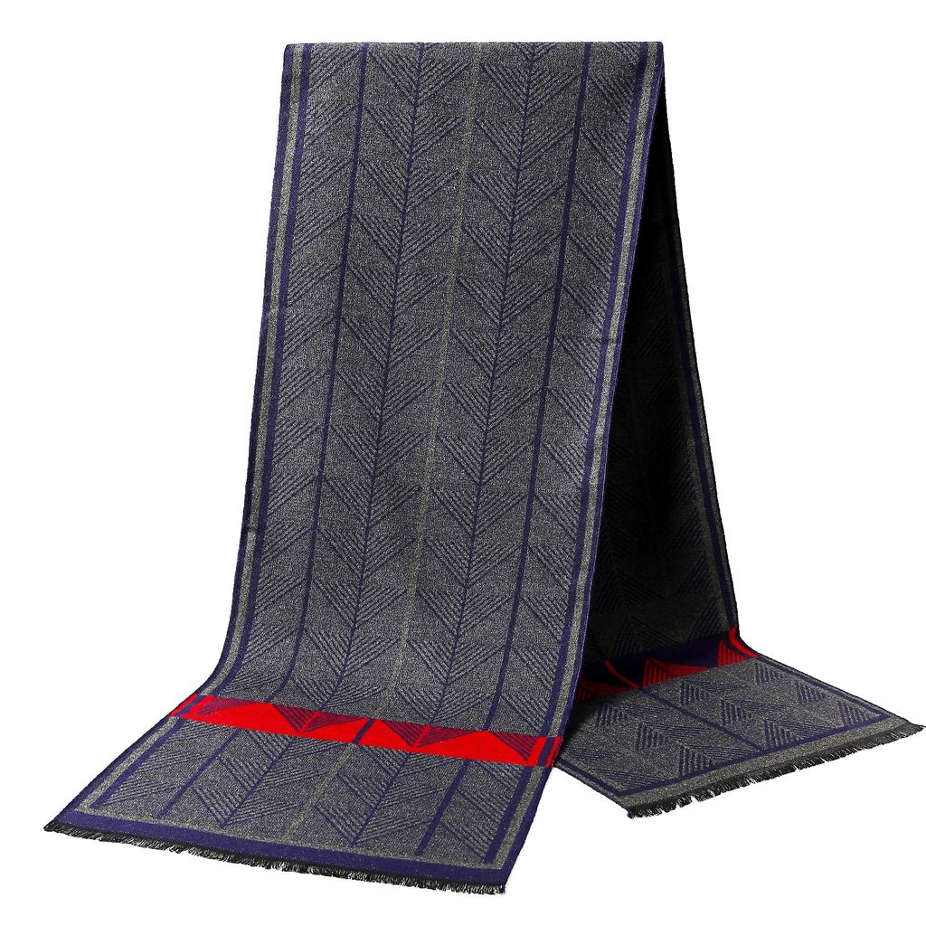 Men's Business Wraps Scarves Winter Classic Pashmina Shawls Fashion Plaid Warm Cashmere Scarf Autumn Thick 180X33CM Beach Towel