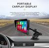 Universal Wireless Carplay Android Auto Car Radio Portable Multimedia Player Stereo 7” Screen  With Rear  Reversing Camera