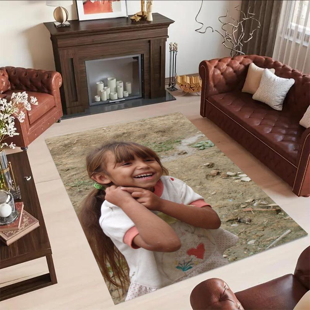 Customize Photo Personalized image Floor Rug Office Rug Suitable for Decorate room Living Rooms Entryway Balcony Antislip Carpet Decorate Offices