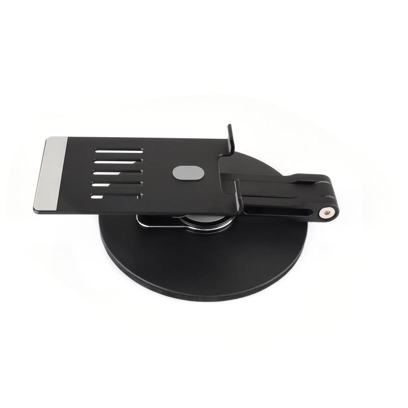 Portable Monitor Adjustable Stand, Compatible with 4~18.5inch Monitors, Multi-axis Rotation, Weighted Base and Ergonomic Design