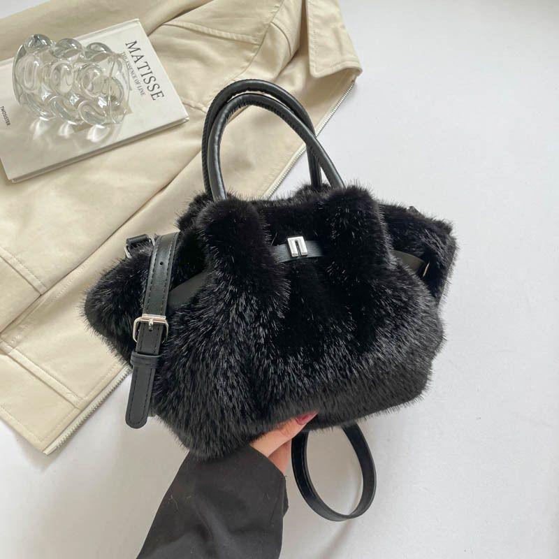 Herbst/Winter Plüsch Handtasche - Neue Flauschige Mini Tasche - Umhängetasche