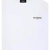WE11DONE Comfortable Minimalist Logo Letter Round Neck Short Sleeve T-Shirt Unisex Tops WD-TT1-26-920-U-WH