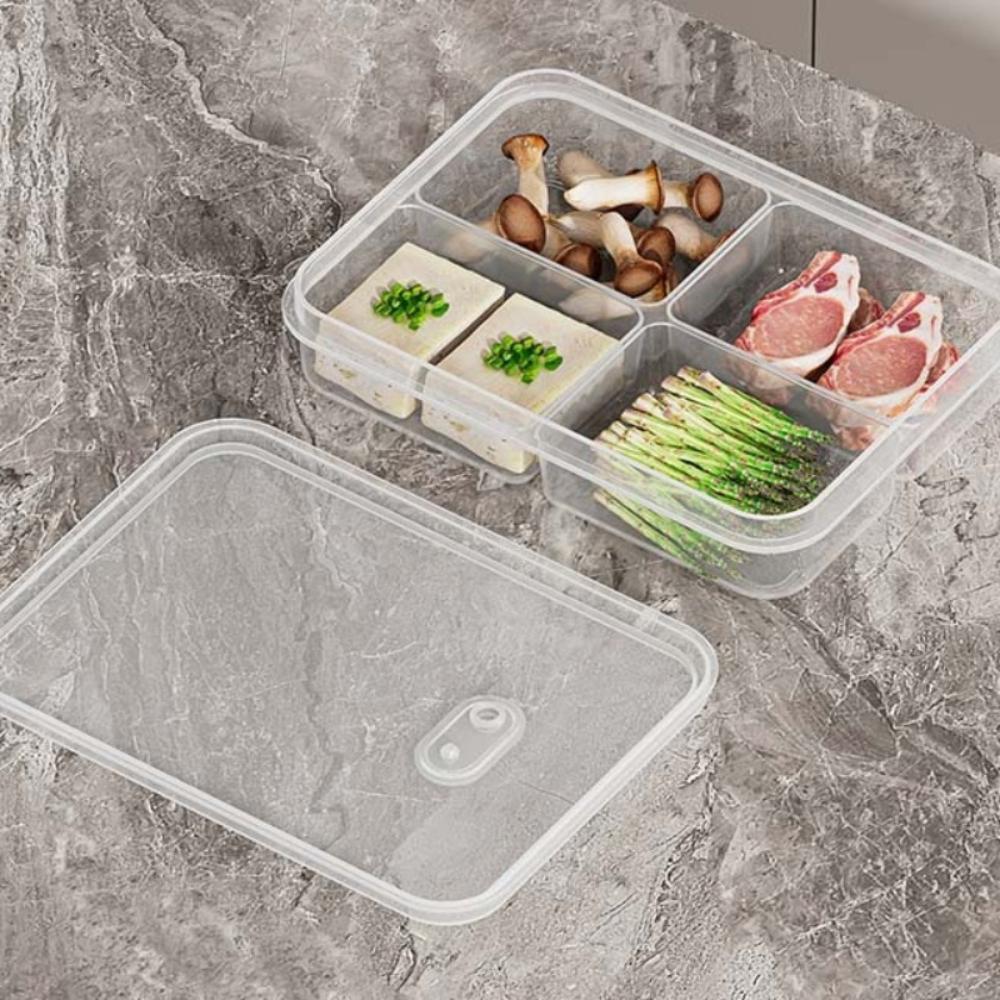 Multifunctional Refrigerator Storage Box Fresh Preservation Fridge Storage Bin  Kitchen Organizer