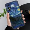 Van Gogh Zonnebloemen Kat Telefoonhoesje Voor Samsung A35 A55 A54 A15 A25 A05s A05 A22 A24 A52 A33 A34 M34 M14 M54 M23
